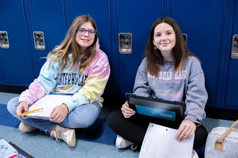 A mock trial at Mill Creek Middle